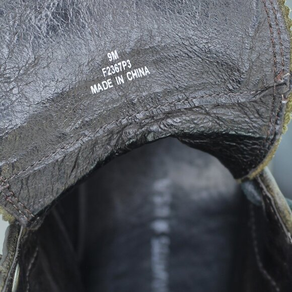 John Varvatos USA Townsend Leather Wingtip Boots (9 US) - Picture 12 of 13